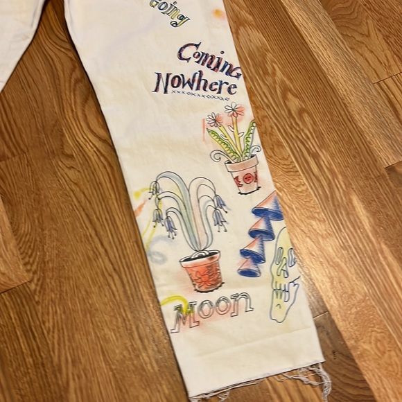 NWT MOTHER The Scapper Cuff Ankle Fray in Superstition size 29 - Picture 15 of 16